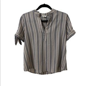 Mine vertical stripe blouse